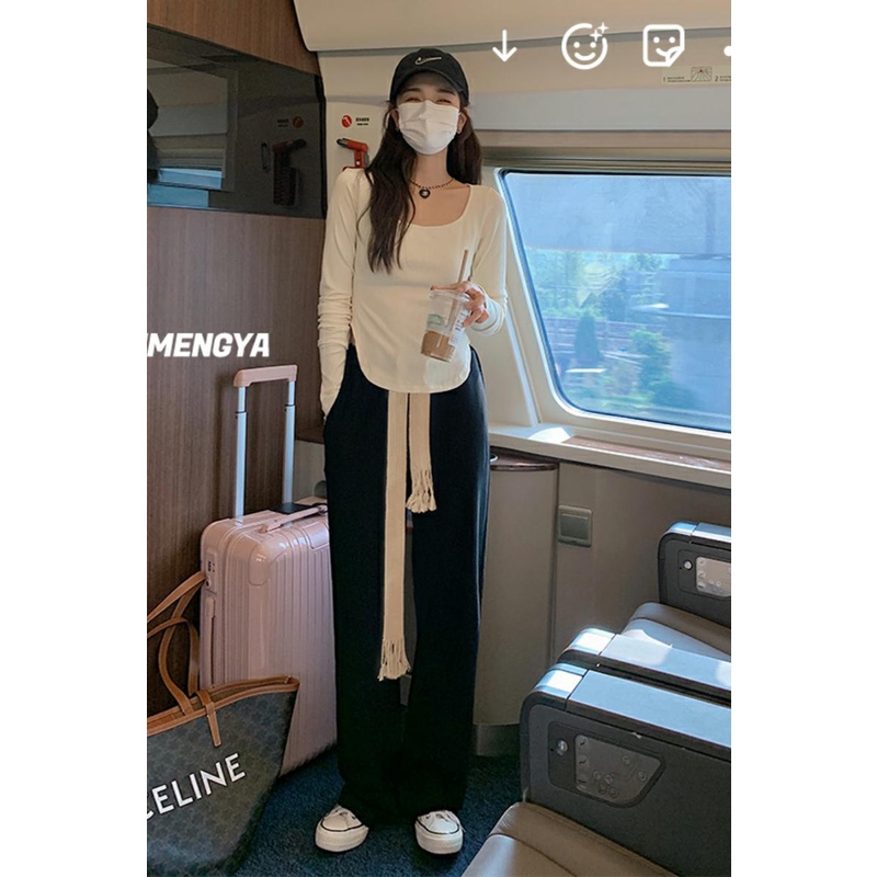 NRVP Quần Thể Thao Ống Rộng Phong Cách Thời Trang Hàn Quốc Dành Cho Nam Và Nữ