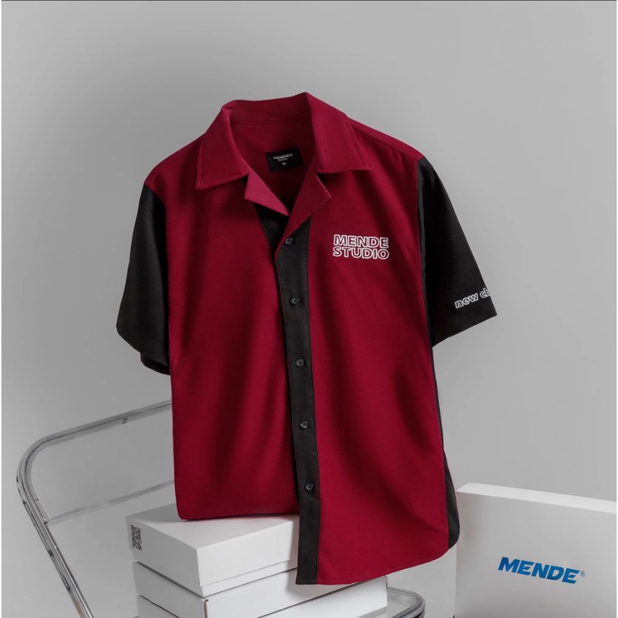 MENDE - Corduroy Shirt - Áo nhung tăm sơ mi nam tay ngắn đơn giản