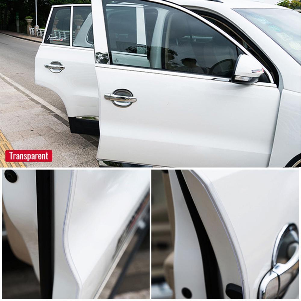 Set 2 Dải Cao Su 2.8M Viền Bảo Vệ Mép Cửa Xe Hơi Chống Trầy O4Q4