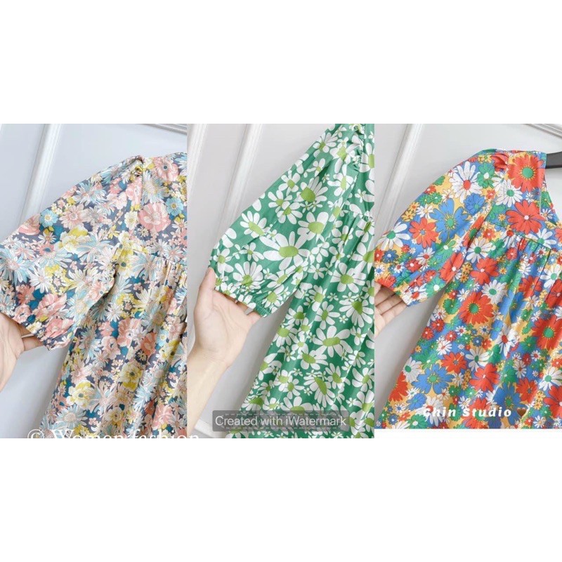 Đầm hoa 2021 dáng dài - hàng qc ảnh thật | BigBuy360 - bigbuy360.vn