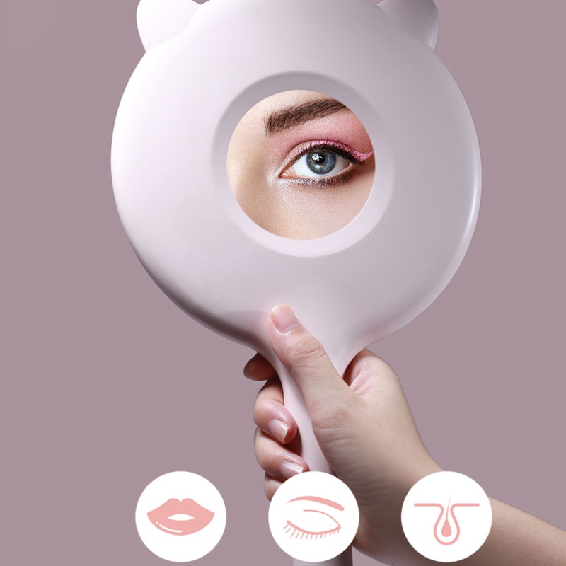 Gương Trang Điểm Hai Mặt Phóng Đại 5X 3 Màu Có Đèn LED Tiện Dụng