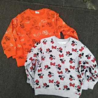 Áo nỉ, áo cotton Disney dư xịn bé trai bé gái