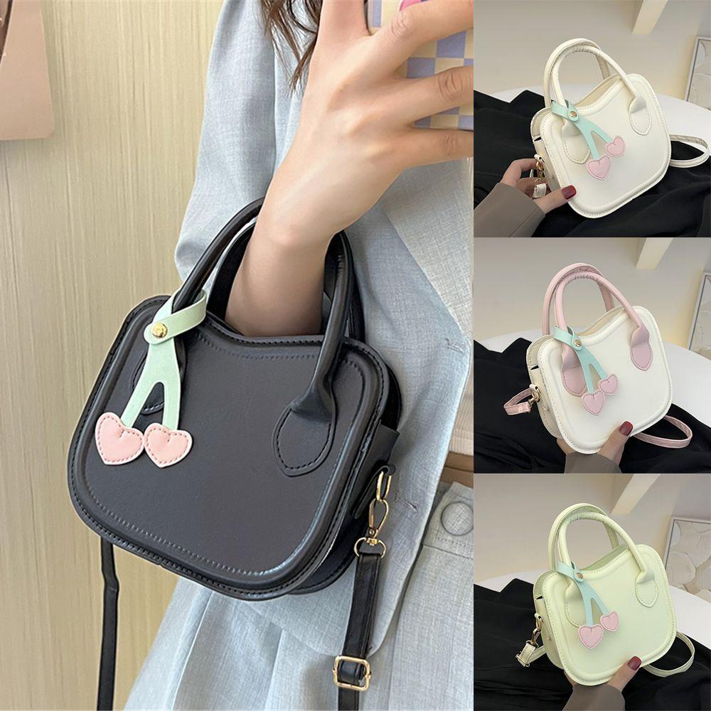FOREVER Túi Đeo Vai / Đeo Chéo Cỡ Nhỏ Họa Tiết Quả Cherry Dễ Thương Thời Trang Cho