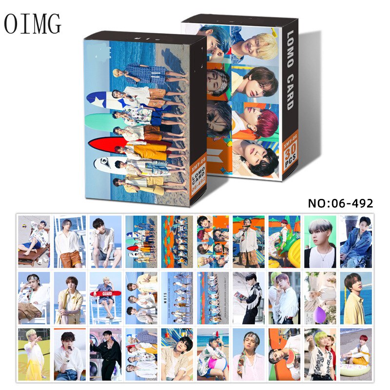 Bộ 30 ảnh thẻ card nhóm nhạc kpop BTS Hàn Quốc