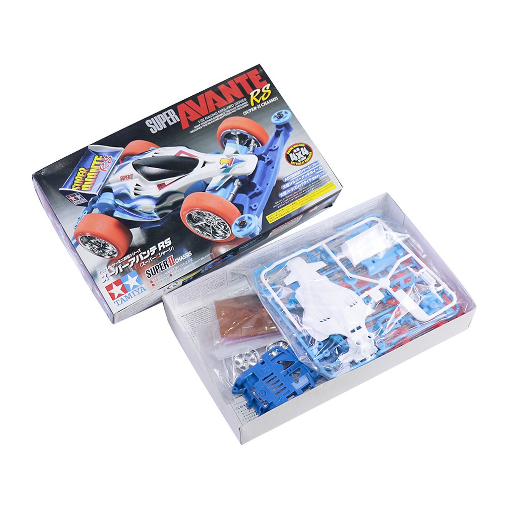 Xe đua mô hình lắp ráp – Chính hãng Nhật Bản – Super Avante - Tamiya mini 4WD – Nhựa ABS cao cấp dành cho trẻ từ 6 tuổi 