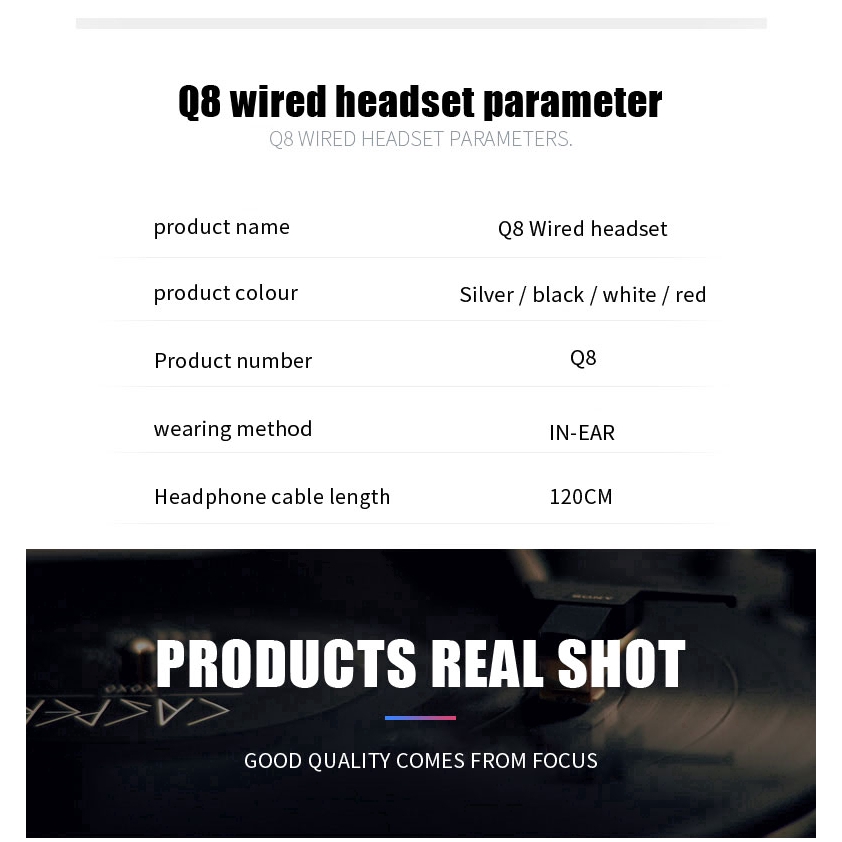 Tai nghe có dây VANSEN kiểu nhét tai âm thanh hifi 4D 3.5mm