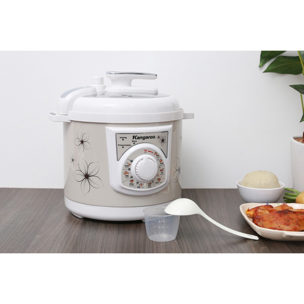 Nồi áp suất điện Kangaroo KG286 6 lít (MỚI 100%, BẢO HÀNH 12 THÁNG CHÍNH HÃNG)