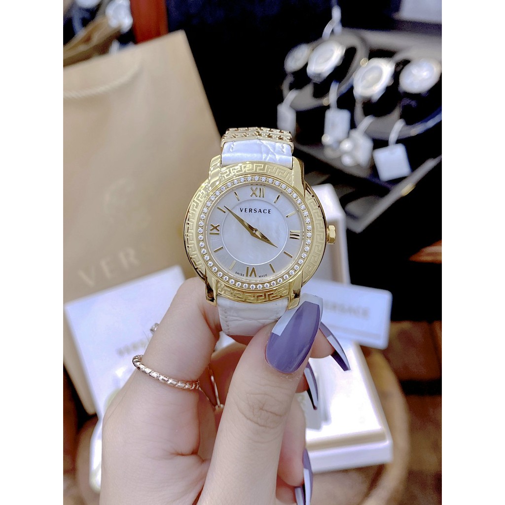 Đồng hồ nữ VERSACE full box authentic, đồng hồ nữ chính hãng dây da, thời trang siêu đẹp, cao cấp, cực kỳ sang chảnh