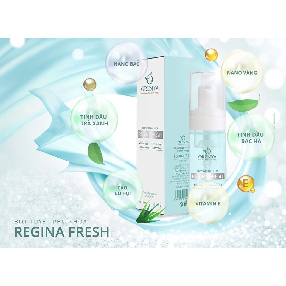 Nước rửa phụ khoa 150ml / Dung dịch vệ sinh phụ nữ Orenya Làm sạch dịu nhẹ, chăm sóc vùng kín - ORENYA TPHCM