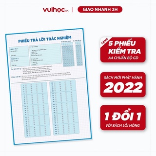Phiếu làm bài trắc nghiệm bản a4 luyện đề thi thpt quốc gia theo chuẩn của bộ - vuihoc.vn
