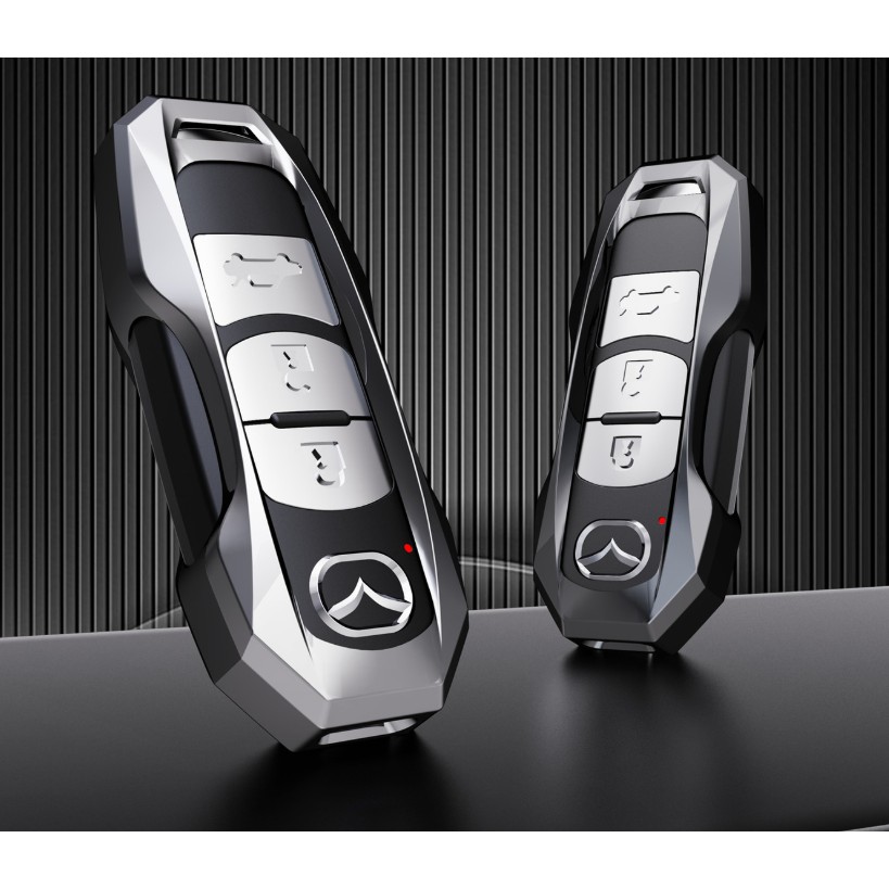 ỐP KHÓA MAZDA 3 ĐỜI 2015, 2016, 2017, 2018, 2019 KIM LOẠI METAL