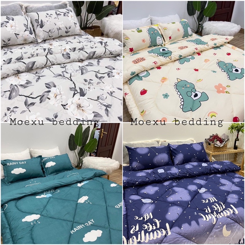 ⛄Chăn Phao Chăn Đông❄2m2x2m Chăn Dày 3 Lớp Bông Gòn Siêu Nhẹ Siêu Ấm giữ nhiệt cực tốt