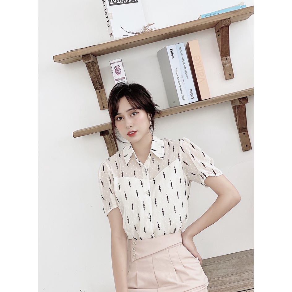 Quần baggy công sở đính cúc chéo SP109