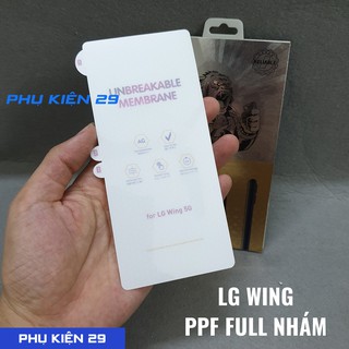 [LG Wing/ Velvet] Dán dẻo FULL màn PPF