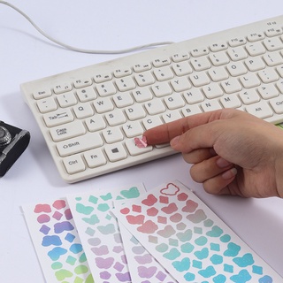 Colorful gradient butterfly stickers diary stickers