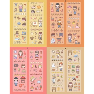 Sticker 39x6,5cm Cô Gái Trong Suốt (Pet)