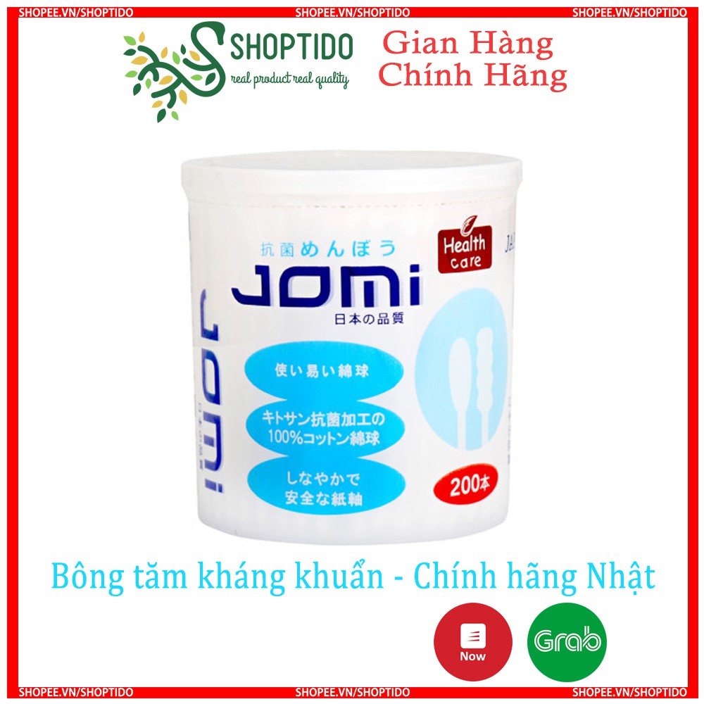 [Mã FMCGMALL -8% đơn 250k] Tăm bông kháng khuẩn Jomi đủ loại, người lớn trẻ em sơ sinh chính hãng Nhật Bản NPP Shoptido