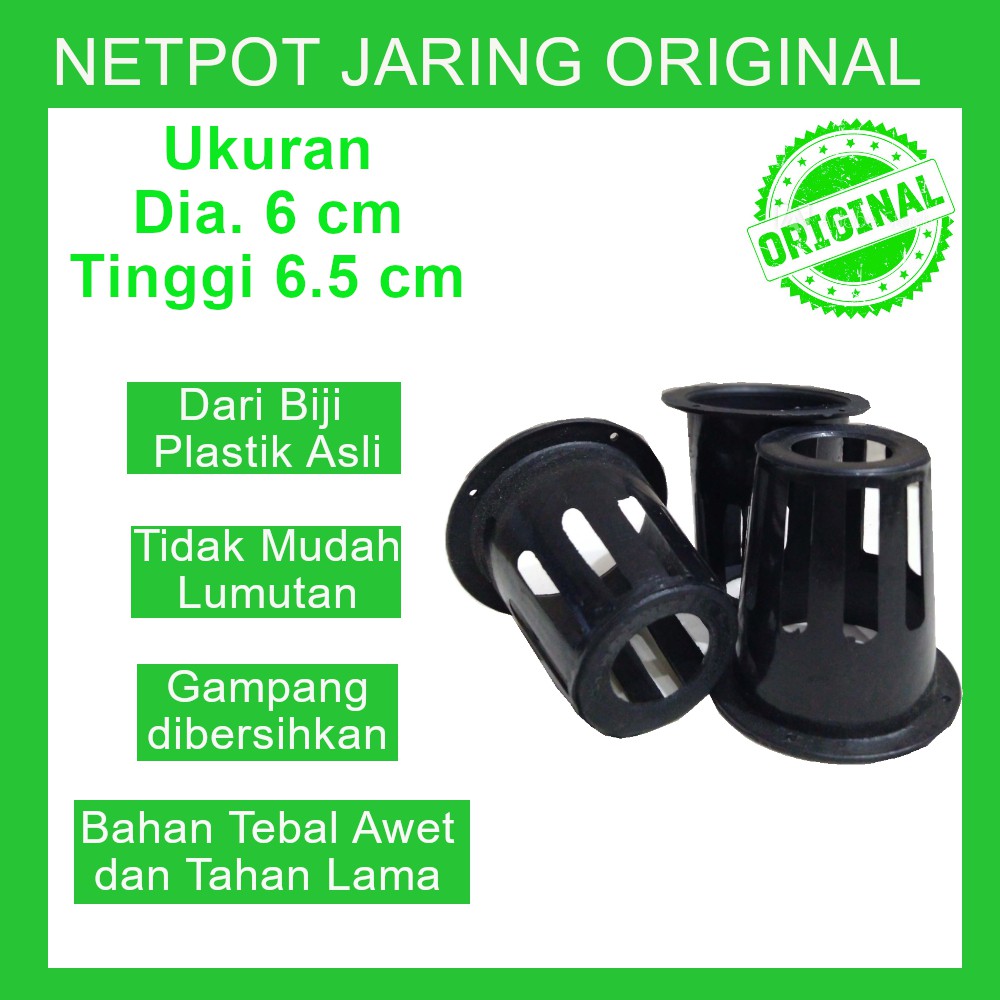 Đen Ống Nhựa Trồng Cây Thủy Canh Kích Thước 6cm