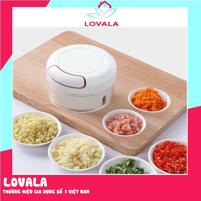 Máy Xay Tỏi Ớt Mini Cầm Tay Food Chopper LOVALA MX01