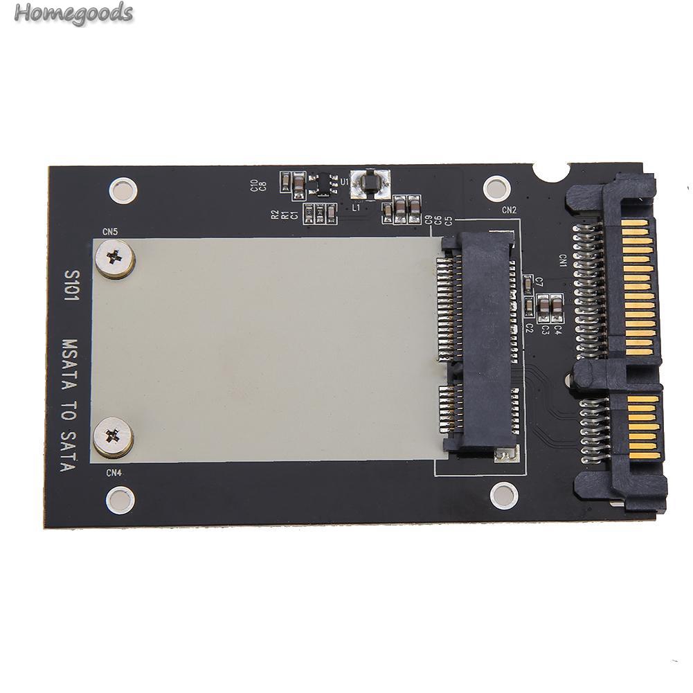 Thẻ chuyển đổi mSATA SSD sang SATA 2.5&quot; mới thông dụng