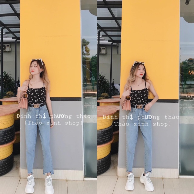 Quần baggy jean gấu rách lỗ, hình thật 100%, mã BN301 | BigBuy360 - bigbuy360.vn