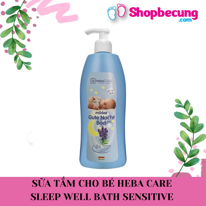 SỮA TẮM CHO BÉ HEBA CARE SLEEP WELL BATH SENSITIVE