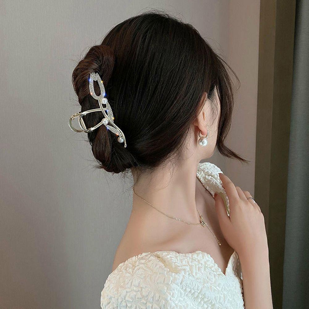 Kẹp Tóc Hình Hoa Tulip Bằng Hợp Kim Đơn Giản Thanh Lịch Cho Nữ