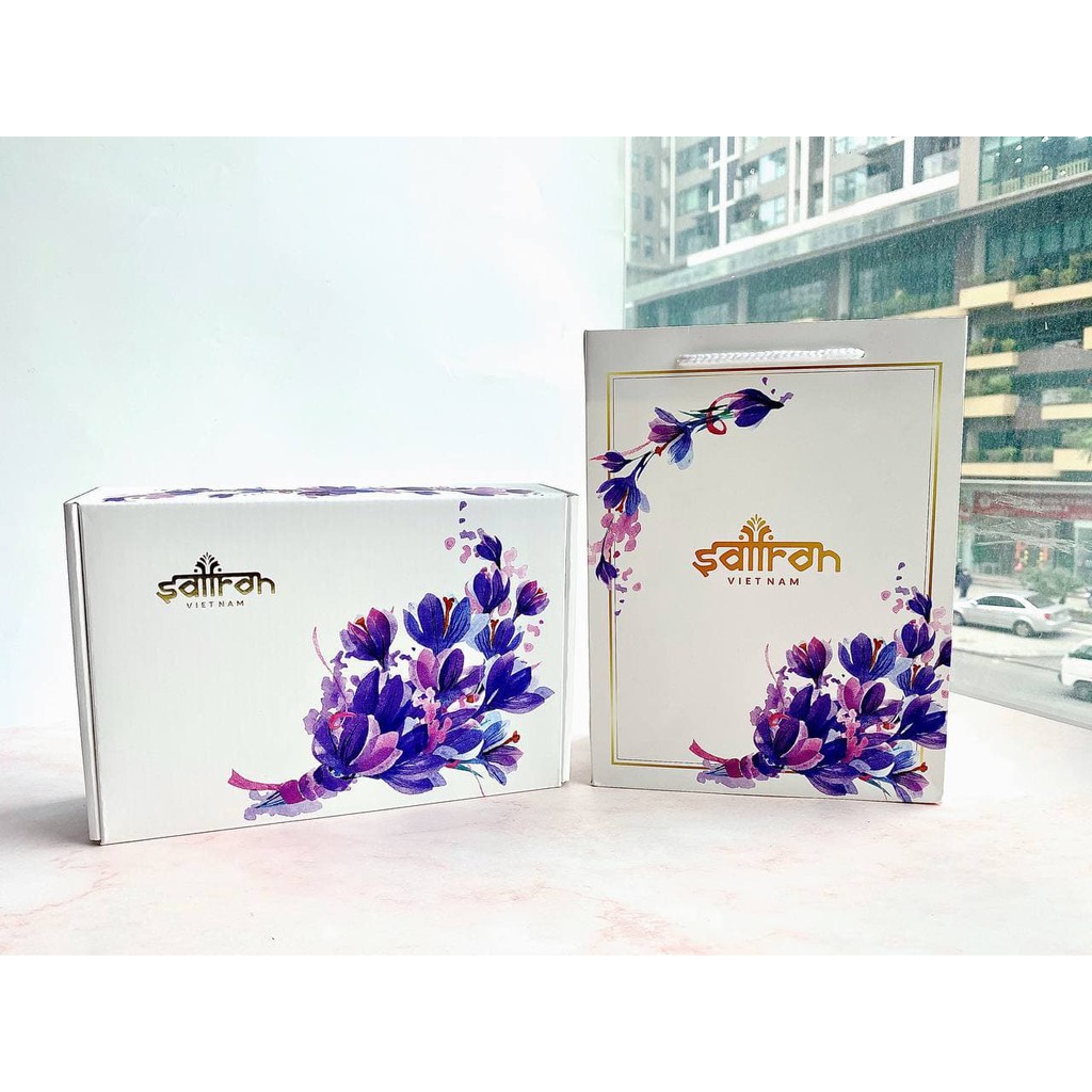 [SET QUÀ 20/10] Nhụy Hoa Nghệ Tây SAFFRON SALAM 1Gr kèm trà hoa