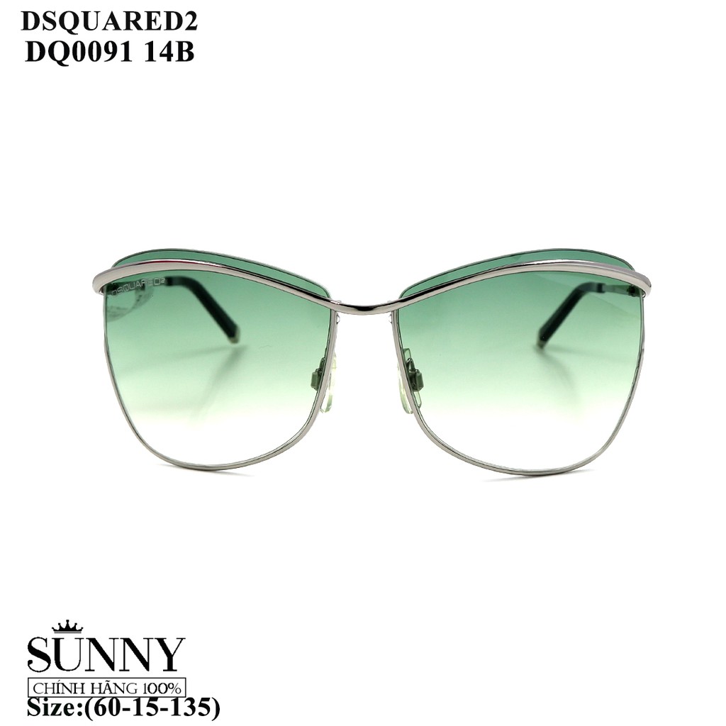 Kính mát nam nữ thời trang Dsquared2 DQ0091 nhiều màu chính hãng, thiết kế dễ đeo bảo vệ mắt