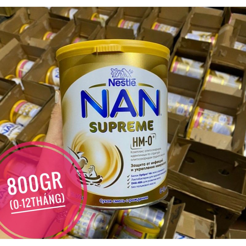 Sữa Nan Supreme Nga 800gr 0-12tháng