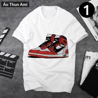 ⚡️FREESHIP⚡️Áo Thun In Hình Giày Thể Thao - UNISEX Nam nữ - Áo thun cotton cực kỳ thoáng mát