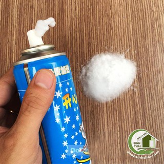 Bình (chai) xịt tuyết có tan, trang trí tiệc sinh nhật, lễ hội