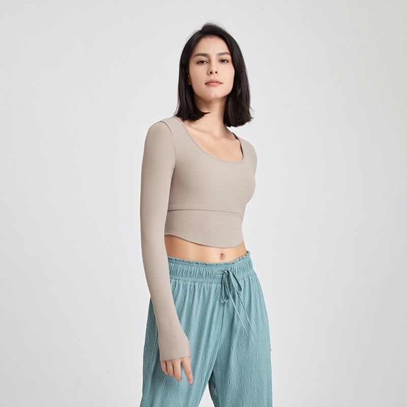 Lululemon Áo Thun Yoga Dài Tay Mềm Mại f1993