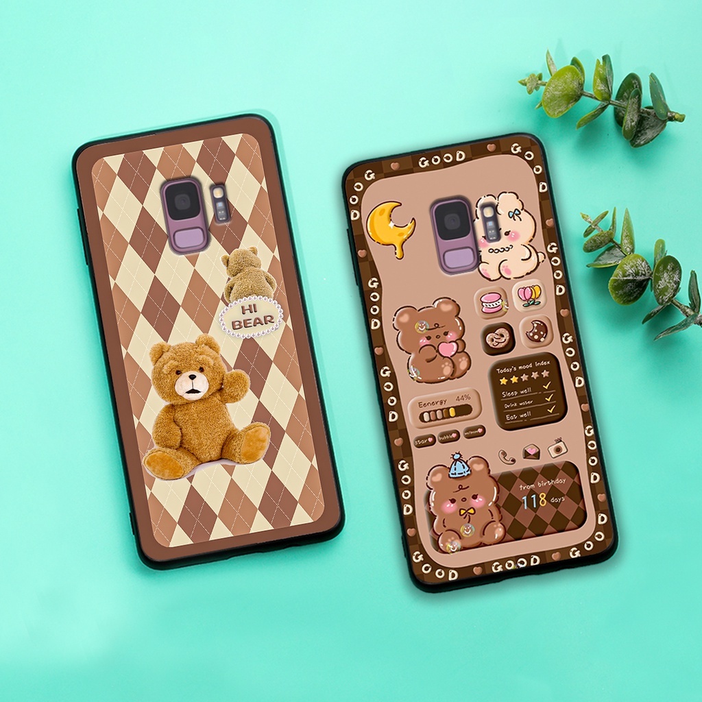 Ốp lưng Samsung S9 - S9 Plus - S9+ in hình gấu bear dễ thương, bền đẹp