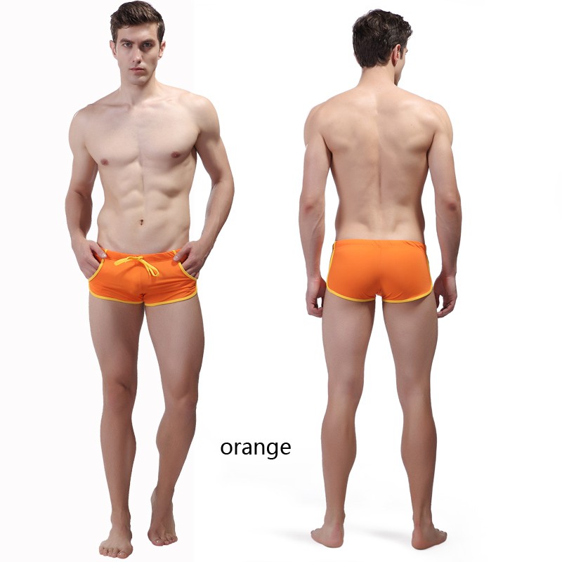 Quần bơi tứ giác trơn màu kiểu sexy cho nam | BigBuy360 - bigbuy360.vn