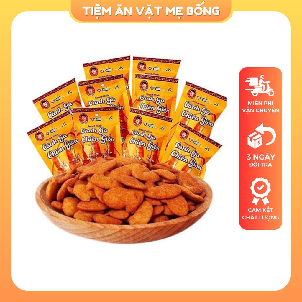 Đồ Ăn Vặt Bim Bim Cánh Gà Chiên Giòn Vela Hàng Việt Nam Gói 26G Vị Ngon Hấp Dẫn Tiệm Ăn Vặt Mẹ Bống