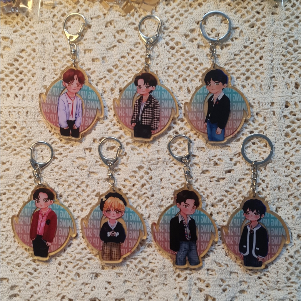 BIN'S HOUSE | TEMPEST keyring ver SHINING UP dễ thương xỉu