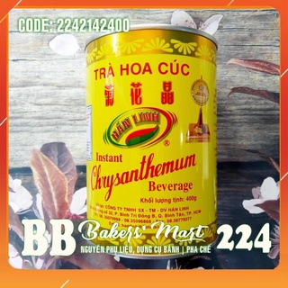 Trà hoa cúc hòa tan hán linh loại 1 hình huy chương - lon 400gr