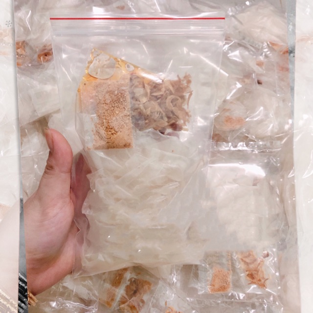 Bánh tráng zip muối hành phi