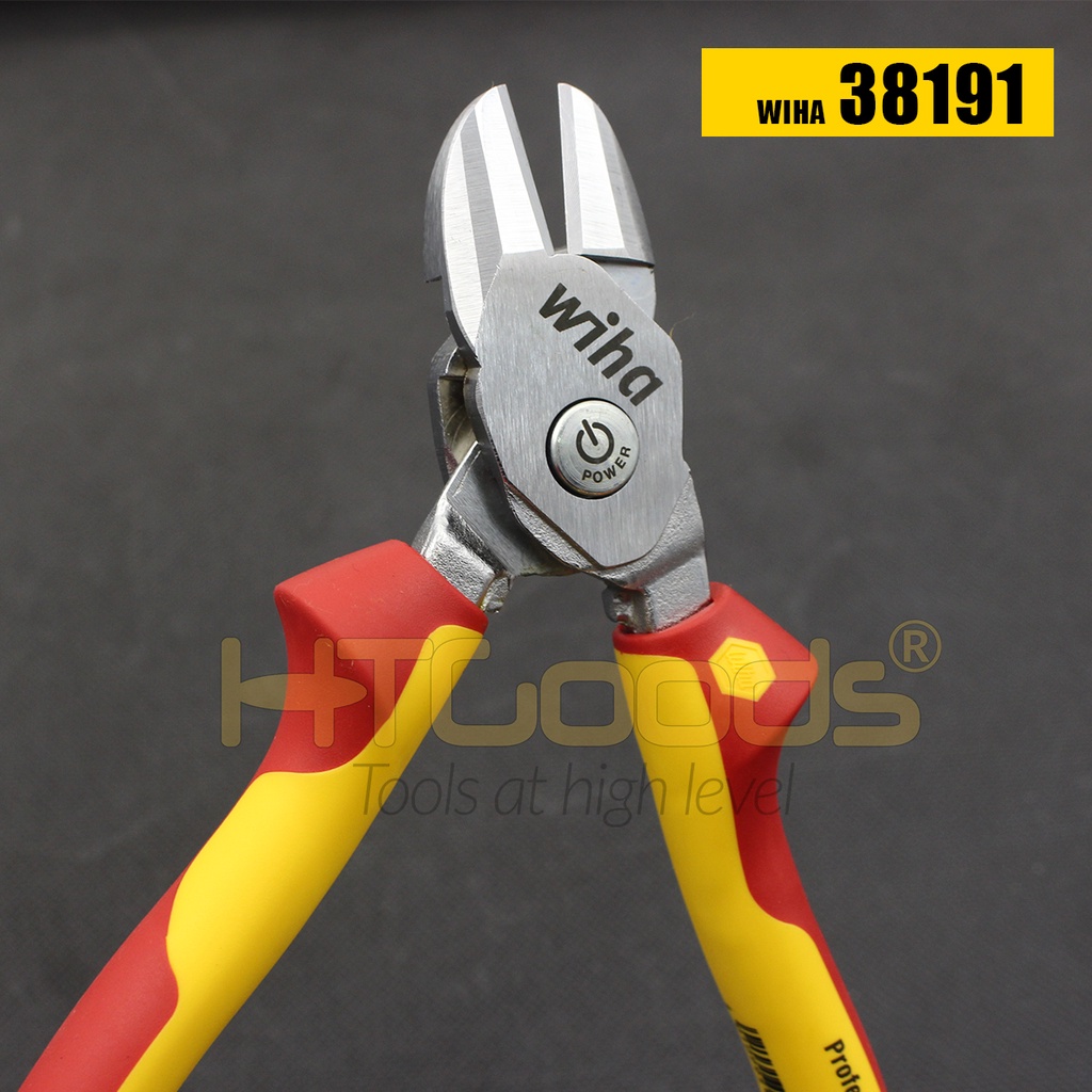 Kìm siêu cắt cộng lực cách điện 1000V Wiha 38191