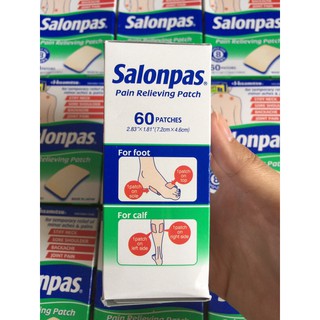 Miếng Dán Salonpas của Mỹ - 60 miếng