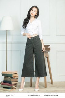 Sơ mi trắng cột nơ ELISE