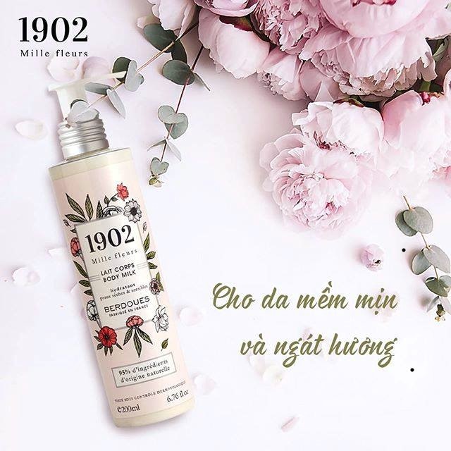 [TEM CHÍNH HÃNG] Sữa Dưỡng Thể Hương Nước Hoa Pháp Berdoues 1902 Mille Fleurs Body Milk 200ml