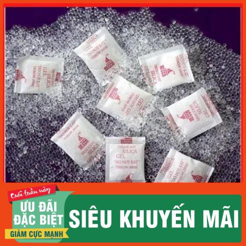 Gói chống Ẩm đóng túi 500gr loại 1/2/5/10/20/50/100gr Silicagel - Hạt chống ẩm mốc, khử mùi