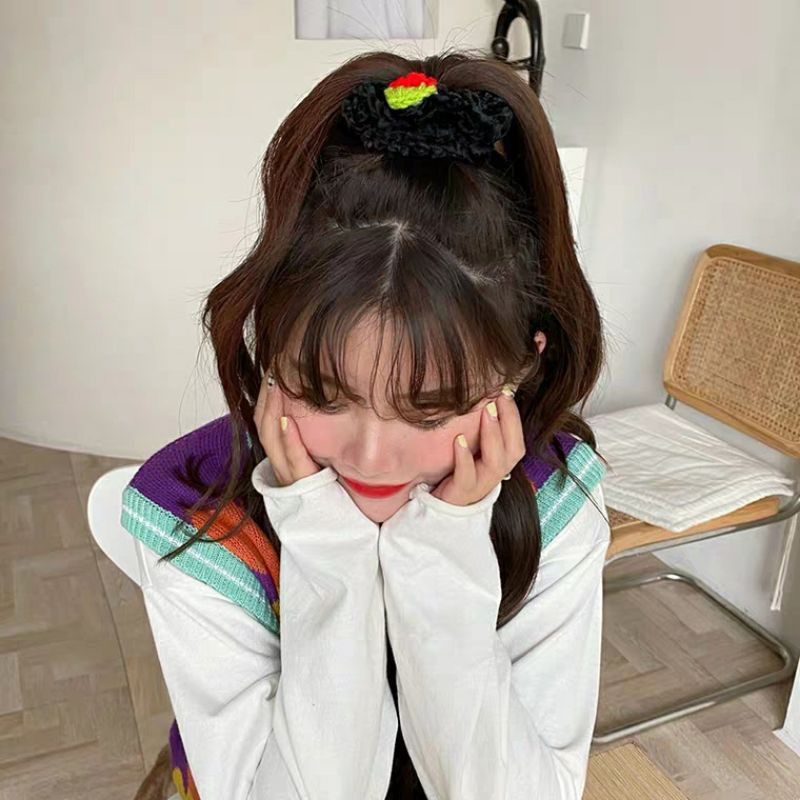 Scrunchies len handmade