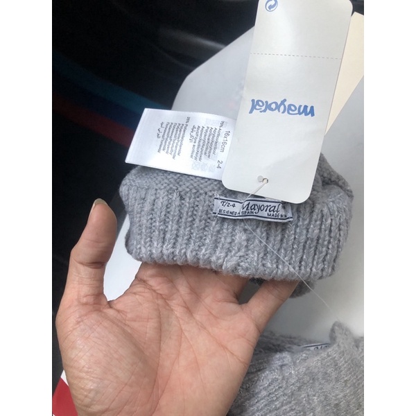 Sét 3 món len mũ, bao tay, khăng quàng cổ Mayoral bé gái 2-4 tuổi