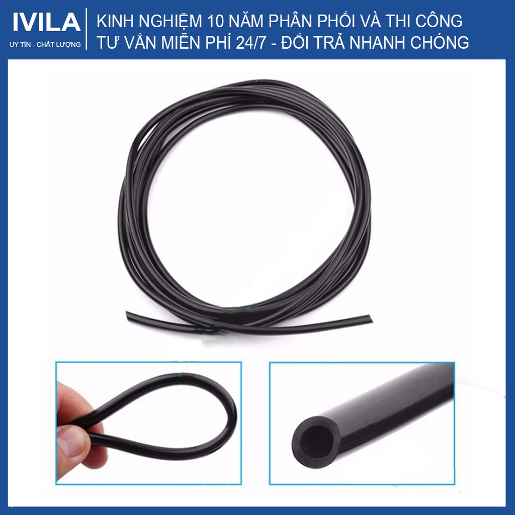 Combo 10m ống LDPE 5mm / LDPE 6mm / LDPE 8mm - Ống LDPE dùng trong hệ thống tưới chống ăn mòn chịu được nắng mưa