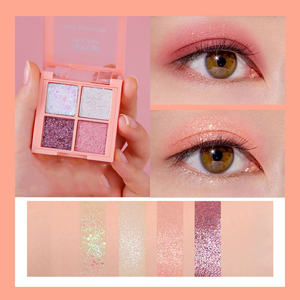 [Hàng mới về] Bảng Phấn Mắt Mihan1 Kháng Nước Và Trang Điểm Lâu Trôi Cao Cấp