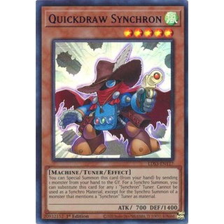 Thẻ bài yugioh quickdraw synchron - lds3-en117 - ultra rare 1st edition