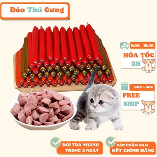 1 cây xúc xích dinh dưỡng cho chó mèo